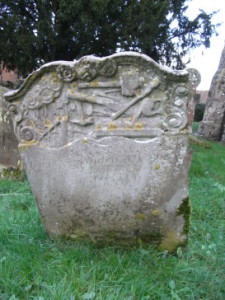 Richard Gransden A photo of the same grave stone taken January 2014. Cobham, Kent.