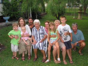 Four Generations. Shirley Guest nee Gransden, some of her Children, Grandchildren and Great Grandchildren.