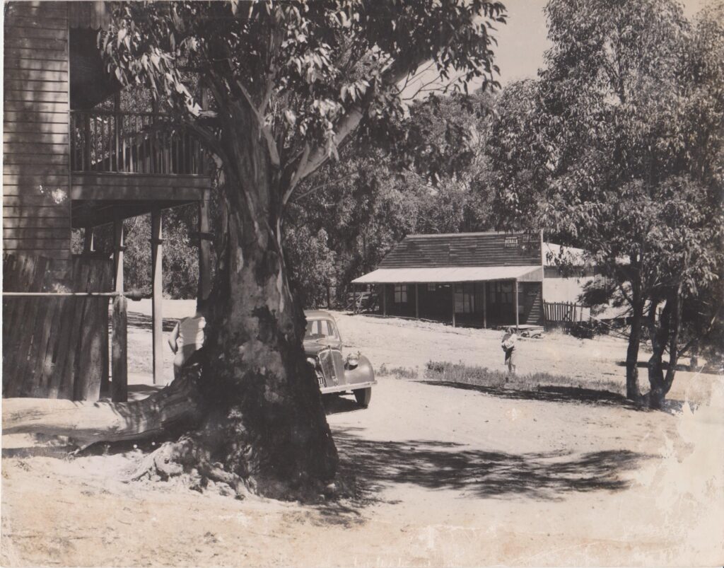 Main Street of Yerranderie showing General Store.